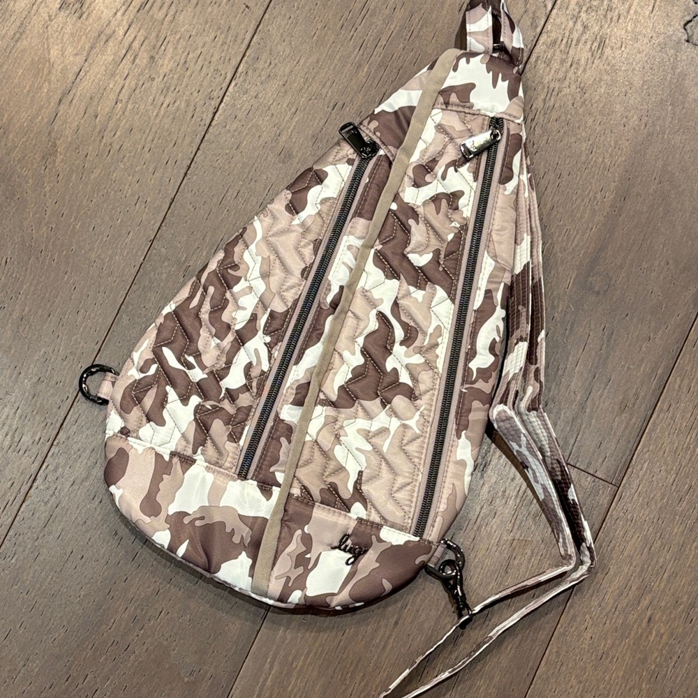 Camouflage Quilted Sling Bag
